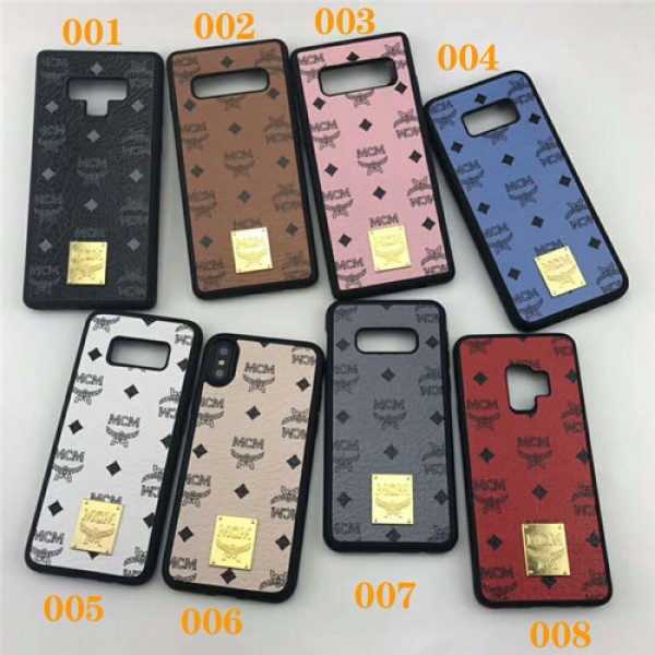 MCM エムシーエム Galaxy s10e/s10 plusケース iphone xr/xs max/se2/12proケースgalaxy s9/s8 plusケースブランド 経典 ギャラクシー note9/note8ケースファッション大人気