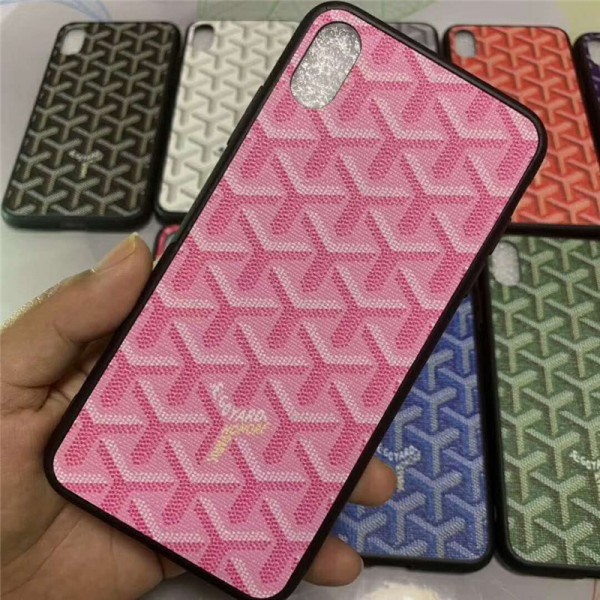 ゴヤール goyard iphone xr/xs maxケースブランド iphone x/xsカバー galaxy s10/s9 plusケース個性Y字 アイフォンse2/8/7 plusケース ファッション大人気