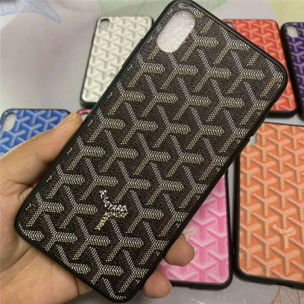 ゴヤール goyard iphone xr/xs maxケースブランド iphone x/xsカバー galaxy s10/s9 plusケース個性Y字 アイフォンse2/8/7 plusケース ファッション大人気