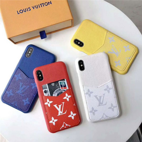 ルイヴィトン lv iphone 11/11pro/xr/xs maxケースブランドビジネス風 iphone x/10sケース カードポケット付き アイフォン12/12pro max/se2/8/7/6s plusケース高品質レザー製