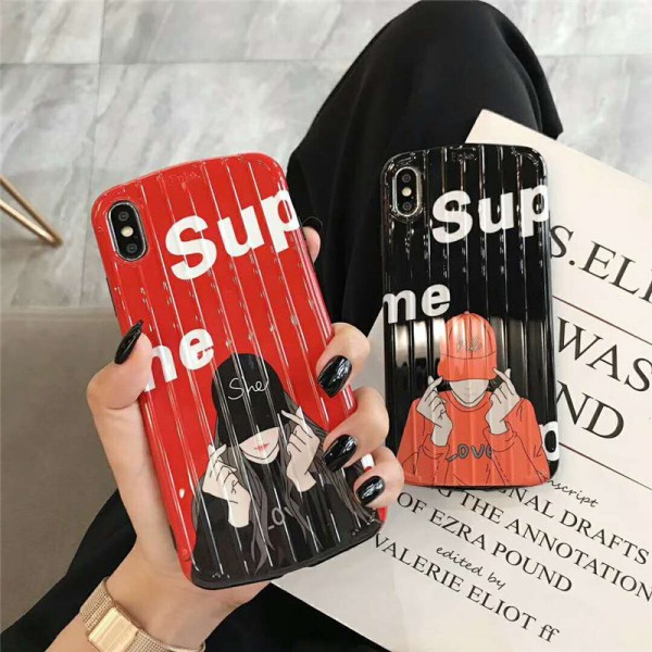supreme iphone 12 2020ケース シュプリーム スーツケース iphone xs/10sケースブランド 個性潮流 アイフォン se2/8/7 plusケース男女兼用 ファッション新作