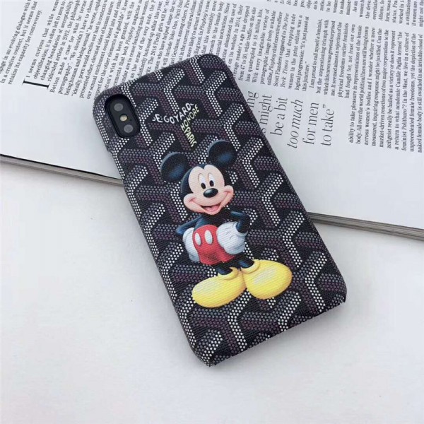 Goyard ゴヤール Galaxy s10/s10+/a30ケースキャラクター 付き Galaxy s9ケースブランド iphone xr/xs maxケース ダンボミッキーkaws アイフォン x/12pro max/8/7 plusケース人気オシャレメンズレディース