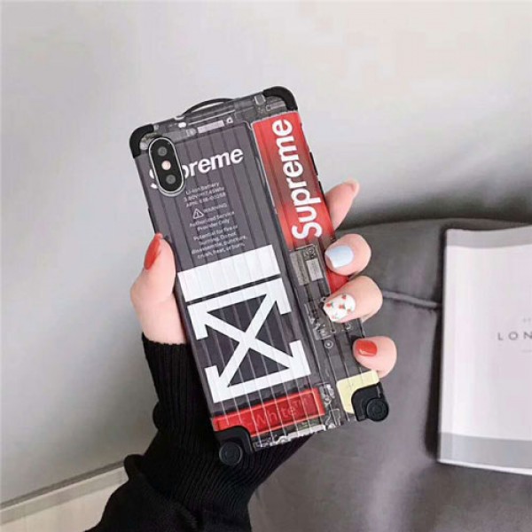 supreme iphone xr/xs maxケースシュプリームブランド iphone x/se2/8 plusケース トランクデザインアイフォン 7/6s plusケース ファッション大人気