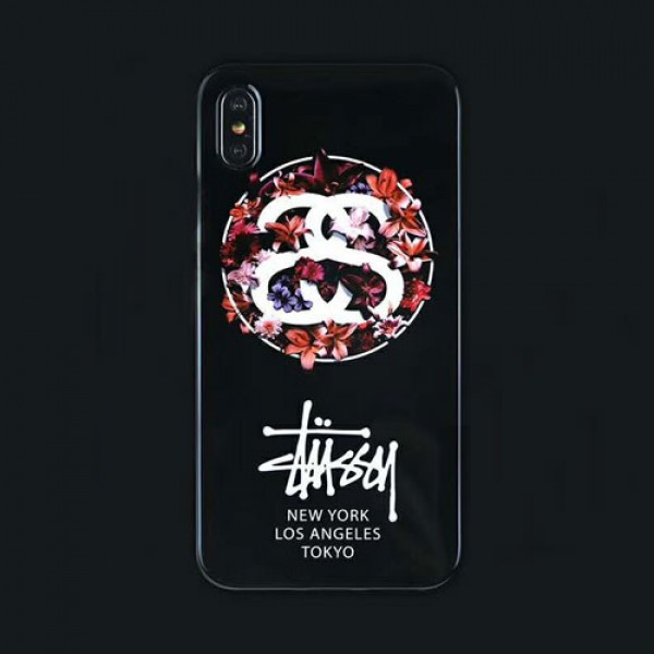 stussy ステューシー iphone xr/xs max/se2ケース ブランド個性 iphone 12 2020ケース 迷彩 花柄 アイフォン 8/7 plusジャケットケース 潮流メンズレディース兼用