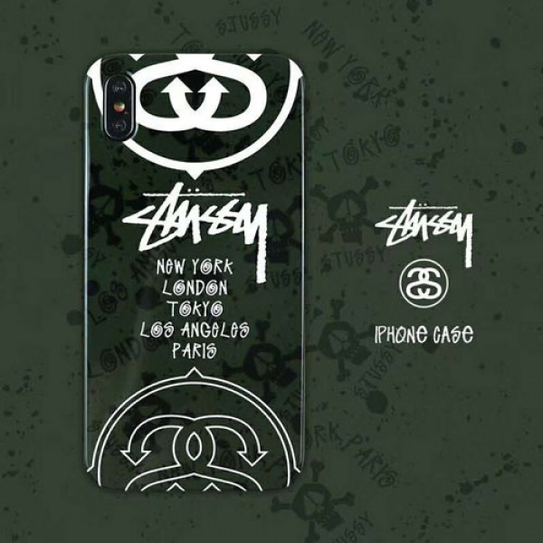 stussy ステューシー iphone xr/xs max/se2ケース ブランド個性 iphone 12 2020ケース 迷彩 花柄 アイフォン 8/7 plusジャケットケース 潮流メンズレディース兼用
