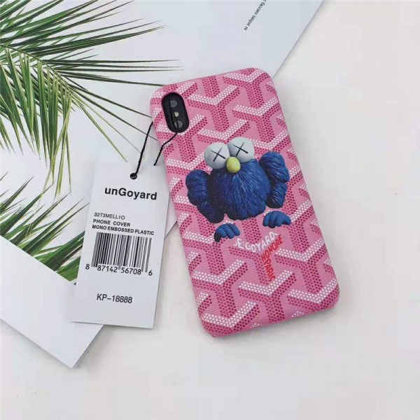 ゴヤールKAWS Galaxy s10/s10 plusケースブランド iphone xr/xs maxカバーgoyard 可愛い iphone x/se2/8/7 plusケース 個性潮流 galaxy s9/s8 plusケース