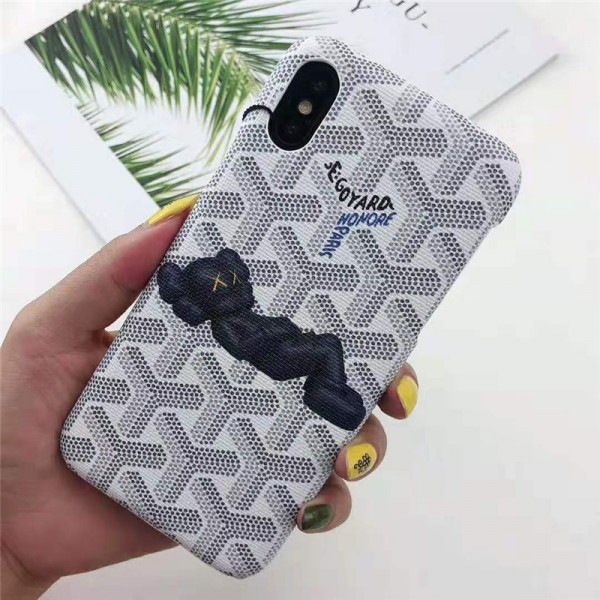 ゴヤールKAWS Galaxy s10/s10 plusケースブランド iphone xr/xs maxカバーgoyard 可愛い iphone x/se2/8/7 plusケース 個性潮流 galaxy s9/s8 plusケース