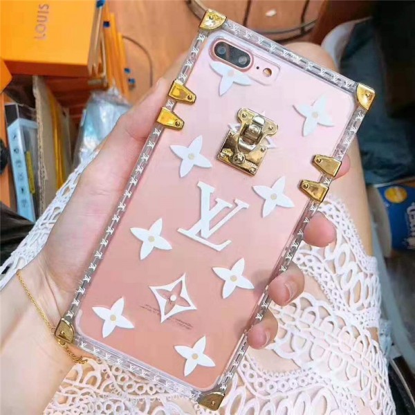 LV /ヴィトンブランド iphone 13/13mini/13promaxケース個性潮透明カバー アイフォン 12/12mini/12promaxカバートランク型設計感 モノグラム IPHONE X/SE2/8/7ケースファッション人気高級感メンズレデイーズ芸能人愛用