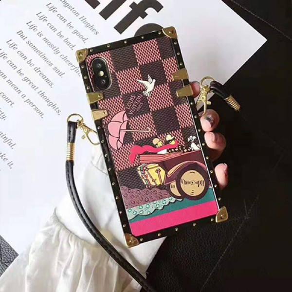 LV/ ヴィトンブランド iphone13/13mini/13pro maxケーストラック型個性潮アイフォン12/12mini/12promax保護ケースIPHONE 11/11promax/se2/x/8/7カバーファッション人気フレーム型潮流保護ケース芸能人愛用 メンズ レディーズ