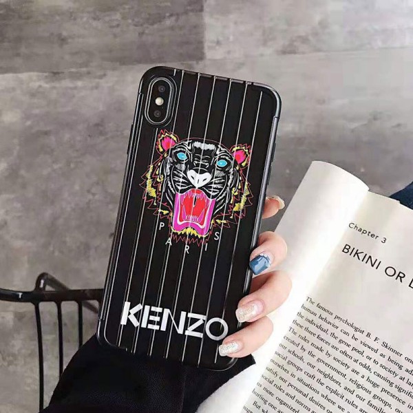 KENZO ケンゾー iphone 12/12pro/12pro max/11 pro maxケース ブランド iphone xr/xs maxケース 虎頭 iphone x/se2/8/7 plusケース ファッショントランク大人気