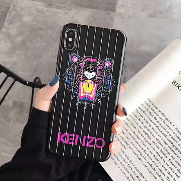 KENZO ケンゾー iphone 12/12pro/12pro max/11 pro maxケース ブランド iphone xr/xs maxケース 虎頭 iphone x/se2/8/7 plusケース ファッショントランク大人気