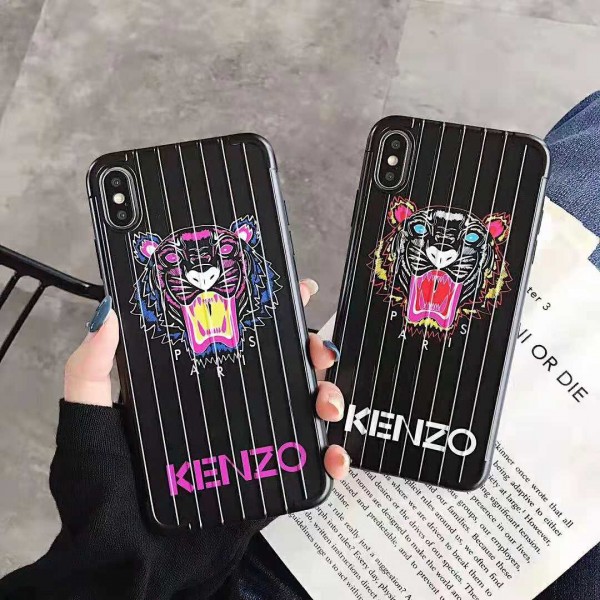 KENZO ケンゾー iphone 12/12pro/12pro max/11 pro maxケース ブランド iphone xr/xs maxケース 虎頭 iphone x/se2/8/7 plusケース ファッショントランク大人気