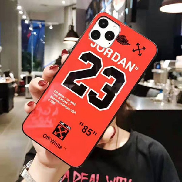 JORDANジョーダン iphone12/12pro maxケース ブランド iphone 11/11pro max/xr/xs maxケース男女兼用 iphone x/se2/8/7 plusケースオシャレ23数字 個性潮流