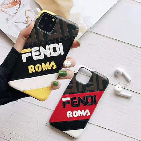 フェンデイfendi iphone11/11pro maxケースオシャレブランドiphone xr/xs maxケース 革製 アイフォンx/8/se2/7 plusケースファッション大人気