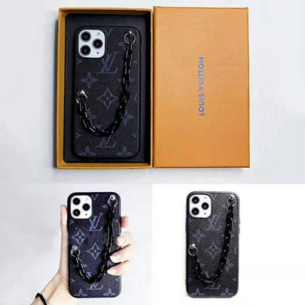 ルイヴィトン iphone 11/11pro/11pro maxケース ブランド iphone xr/xs maxケース チェーン付き アイフォン x/se2/8/7 plusケースオシャレファッションモノグラム