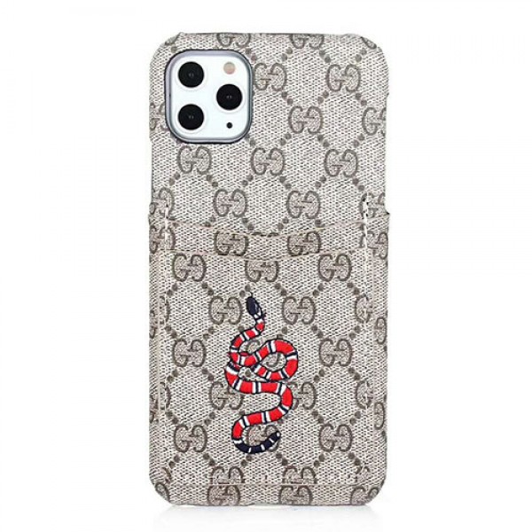 Gucci/グッチ iPhone 11/11 pro max/12pro maxケース 自然風刺繍 個性 ポケット付き Huawei P30/P30proケース アイホーンxr/xs maxケース ブランド galaxy note20/10/s10+iphone x/8/7 plusケース ファッションカード 人気