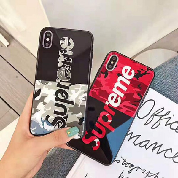 supreme シュプリーム iphone12/12pro maxケース お洒落迷彩 iphone xr/xs  maxケース男女兼用個性iphone x/8/se2/7 plus/11proケースジャケット型 ファッション潮流人気