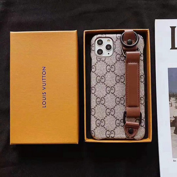 GUCCI/グッチブランド iphone13/13 mini/13pro maxケース腕バンド付き アイフォン12/12mini/12promax/11/se2ケースLVお洒落モノグラム革製ジャケット型 IPHONE X/XS/XR/8/7ケース高級人気ファッションカバー携帯便利メンズ レディーズ芸能人愛用 