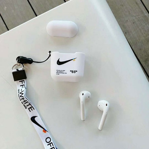 イキNike ジョーダンJordan オーフホワイトOff-White ブランドエアーポッズ プロ収納ケースAir pods1/2/3ケース 耐衝撃 落下防止Air pods proケース保護 軽量 Air pods proケース 防塵 落下防止