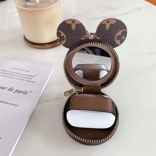 lv/ルイヴィトン Disney ディズニーコラボ ブランドエアーポッズ プロ収納ケースAir pods1/2/3ケース 耐衝撃 落下防止Airpods pro3ケース メンズ レディースAir pods proケース保護 軽量