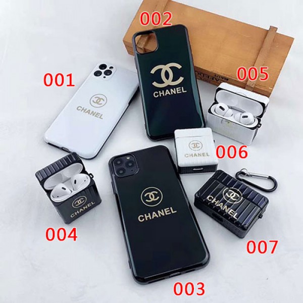 Chanel シャネル ブランド iphone12/12pro max/se2ケース Air pods1/2/ proケース 耐衝撃 落下防止Airpods pro3ケース メンズ レディース ペアお揃い アイフォン11ケース iphone xs/x/8/7ケース Air pods proケース保護 軽量Air pods 3/2/1ケースブランド