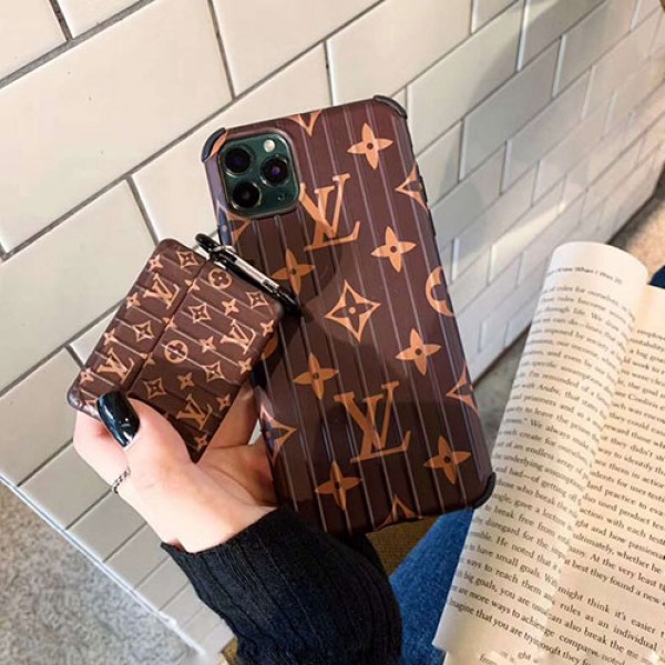 lv/ルイヴィトン ブランド iphone11/11pro max/se2ケース かわいい女性向け iphone xr/xs maxケース ビジネス ストラップ付きジャケット型 2020 iphone12ケース 高級 人気 メンズ レディース Air pods proケース 防塵 落下防止