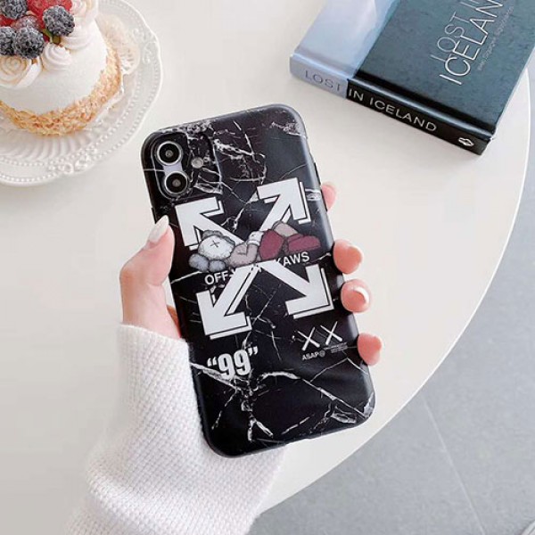 KAWS&Off-Whiteハイブランド Iphone 7/8plus/se2ケース コピー激安 エクスペリアIphone 12/12pro max/11/11pro maxケースIPhone xs/xs maxケースセレブ愛用全機種対応ハイブランドケース パロディ