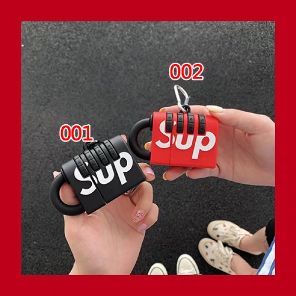 Supreme/シュプリーム ブランドエアーポッズ プロ収納ケースAirpods pro3ケース メンズ レディースAir pods proケース保護 軽量 Air pods proケース 防塵 落下防止