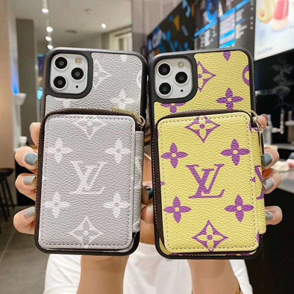 LV/ルイ·ヴィトンiphone 13/12s/12/12 pro/12 mini/12 pro maxバック型モノグラム革製アイフォン11/11 pro/11 pro max/se2カバージッパー付き安全保護カードや小物収納可ブランド経典質感おしゃれ激安IPHONE X/XS/XR/8/7ケース 芸能人愛用 メンズ レディーズ