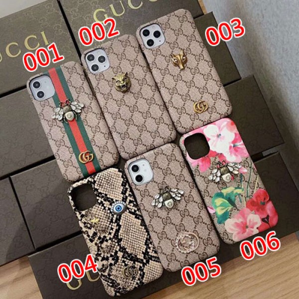 Gucci/グッチ女性向け iphone 12/12 pro 12 pro maxケース男女兼用人気ブランドiphone xr/xs maxケースins風 iphone 11/11 pro/11 pro maxケースケース かわいいモノグラム iphone11/11pro maxケース ブランド