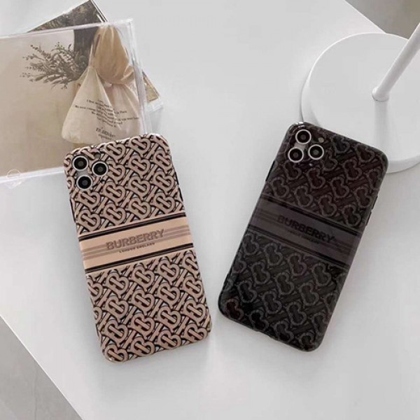 Burberry/バーバリーブランド iphone12 mini/12pro max/12 max/12 proケース かわいいペアお揃い アイフォン11ケース iphone xs/x/8/7/se2ケースシンプルジャケットレディース アイフォンiphone xs/11/8 plusケース おまけつき