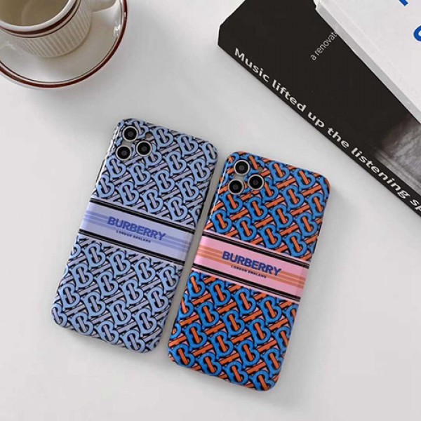 Burberry/バーバリーブランド iphone12 mini/12pro max/12 max/12 proケース かわいいペアお揃い アイフォン11ケース iphone xs/x/8/7/se2ケースシンプルジャケットレディース アイフォンiphone xs/11/8 plusケース おまけつき