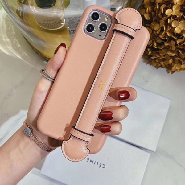 celine iphone 12 mini/12 pro/12 max/12 proペアお揃い アイフォン11ケース iphone xs/x/8/7/se2ケース ビジネス ストラップ付きレディース アイフォンiphone xs/11/8 plusケース おまけつき