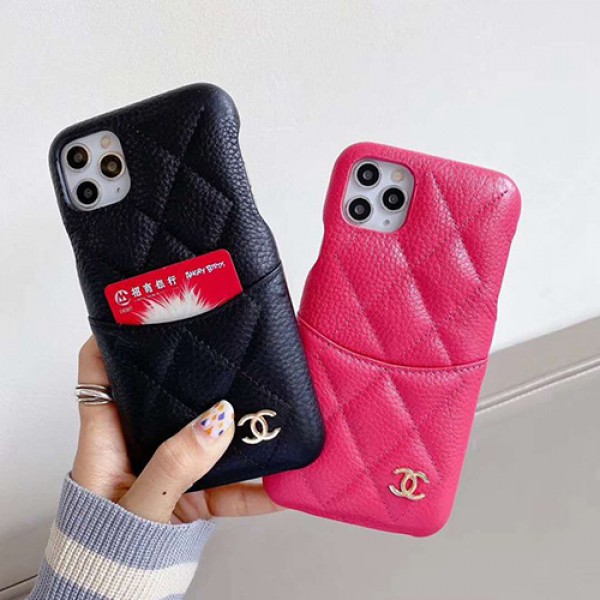 1Chanel/シャネルアイフォン12/12 pro max/12 miniケース キルティング 本革 iphone 12/11/xs/x/8/7/se2ケース個性潮 ファッションシンプルiphone 11 pro/11/11 pro maxケースジャケット型 iphone12ケース 高級 人気