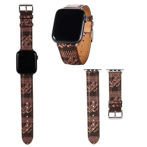 ブランド可愛いApple Watch 6/seベルトルイヴィトンgucci disney supremeアップルウォッチ バンド革ハイブランド LV Apple watch 6/5/4/se 交換ベルト