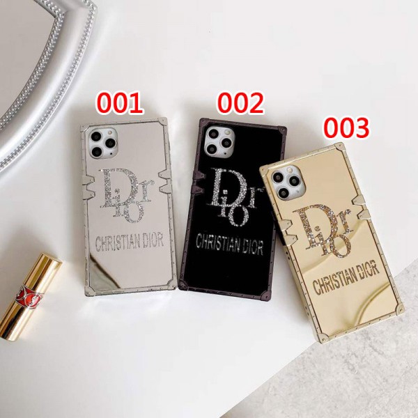 Dior/ディオールブランドiPhone13/13mini/13 pro maxケース贅沢風 フレーム型アイフォン12/12mini/12promaxケース おまけつきiphone11/11promax/ x/se保護カバー2021ケース大人気セレブ愛用レデイーズ