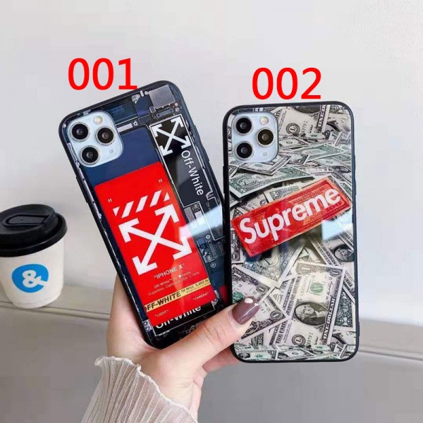 supreme/off-white ペアお揃い アイフォン12mini/12 pro maxケース ins風 iphone 11/xs/x/8/7ケースかわいいアイフォン12カバー レディース バッグ型 ブランドiphone 12ケース ファッション