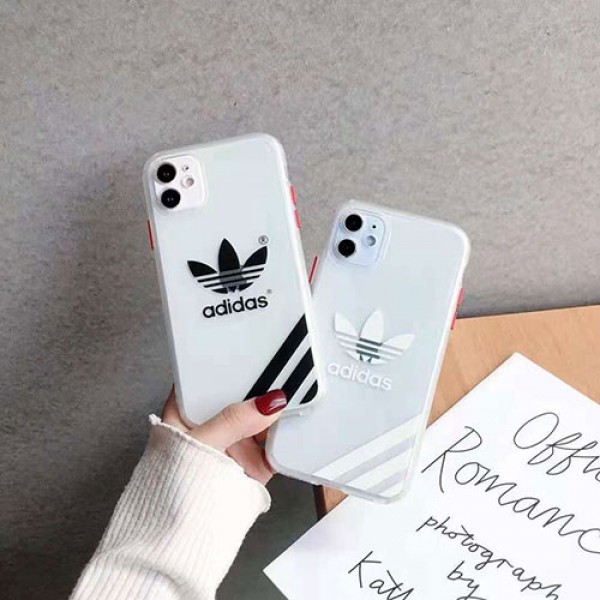 Adidas/アディダス 男女兼用人気ブランドiphone12/12pro maxケース 安いレディース アイフォiphone12/xs/11/8 plusケース おまけつきアイフォン12カバー レディース バッグ型 ブランド