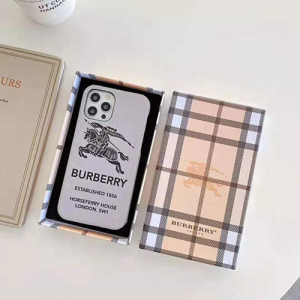 Burberry/バーバリー ファッション セレブ愛用 iphone12/12pro maxケース 激安アイフォンiphone xs/x/8/7 plusケース ファッション経典 メンズアイフォン12カバー レディース バッグ型 ブランドモノグラム iphone12mini/11pro maxケース ブランド