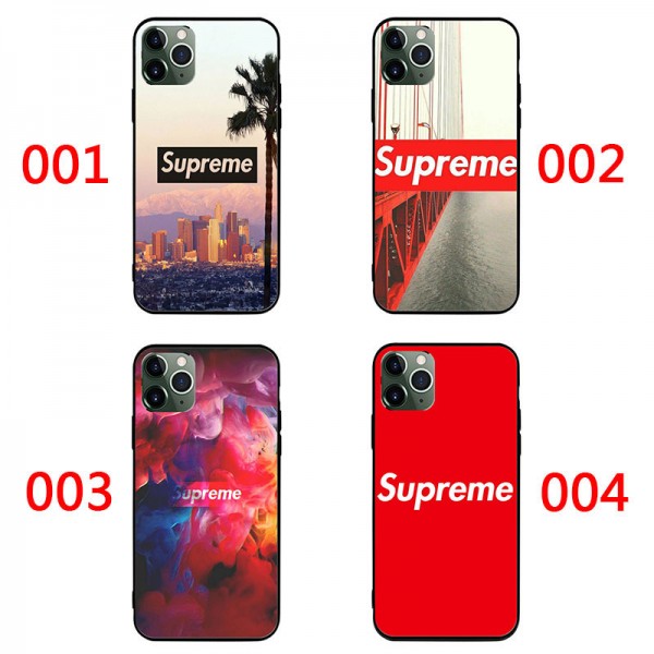 シュプリーム 人気ブランド iphone12/12miniケース ジャケット型 Supreme ガラス シンプル Galaxy note20/s20/s10/s9 plusケース 全機種対応 男女兼用 ins風 xperia5iiケースかわいい aquos iphone x/8/7 plusケース大人気