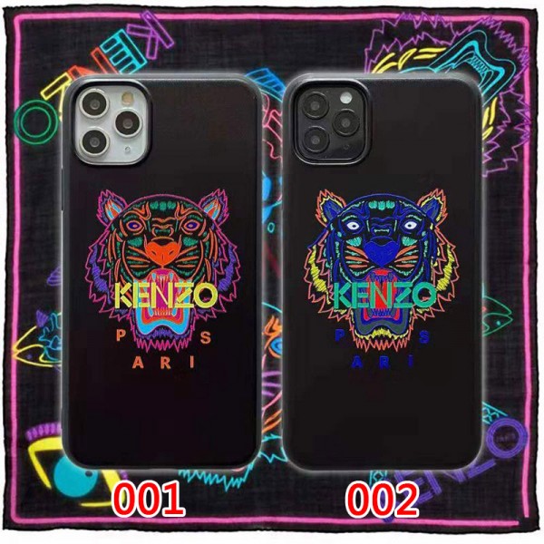 Kenzo/ケンゾー iphone12/12mini/12pro/12promaxケース男女兼用人気ブランド レディース アイフォiphone12/xs/11/8 plusケース おまけつきモノグラム  ブランド