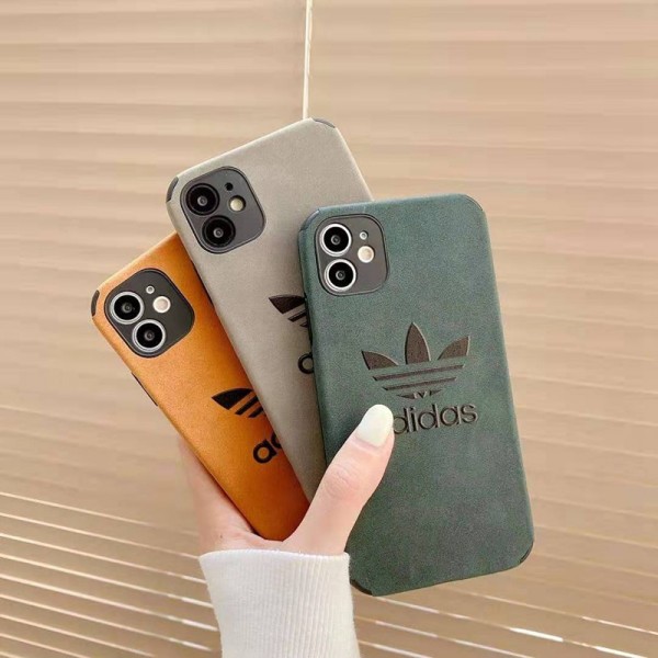 Adidas ブランド iphone12/12 pro/12pro maxケース かわいい 個性潮 アディダス iphone 12mini/11/x/8/7スマホケース 四角保護 LINE注文可 iphone12mini/11pro maxケース 安い ファッション メンズ レディース