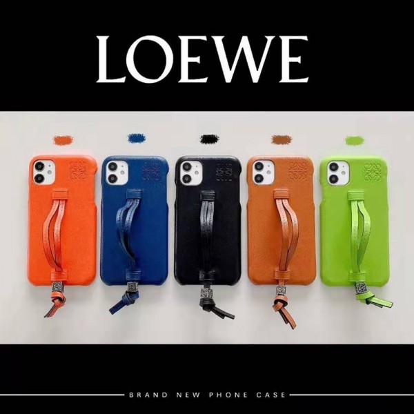 LOEWE /ロエベブランド iphone 13/13mini/13pro maxケース個性シンプル高級感アイフォン12/12mini/12promaxカバー レザー 製ストラップ付き携帯便利 アイフォン11/xs/8/7ケース おまけつき ジャケット型 2021 高級 大人気メンズ レディース 芸能人愛用