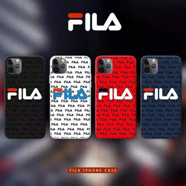 FILA フィラ ファッション セレブ愛用 iphone12/12pro maxケース 激安 シンプル ジャケットiphone xr/xs max/8plus/11proケースブランドモノグラム iphone12mini/11pro maxケース ブランド