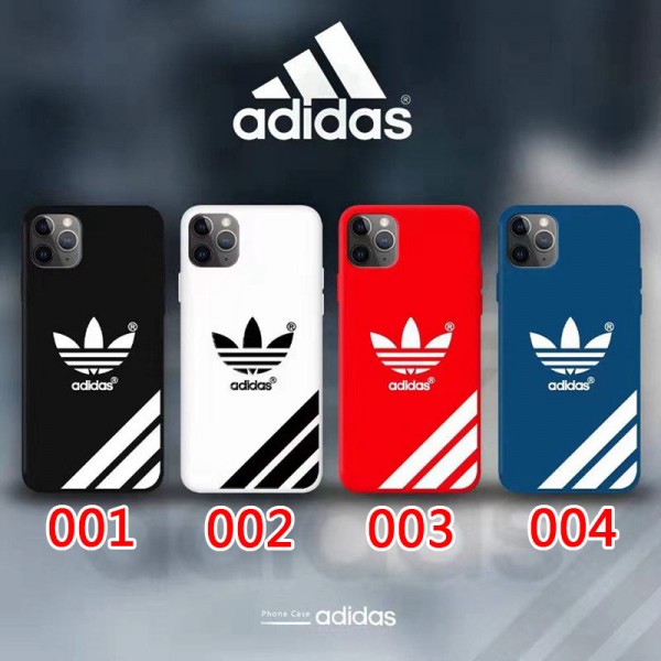 Adidas/アディダス ファッション セレブ愛用 iphone12/12pro maxケース 激安レディース アイフォiphone12/xs/11/8 plusケース おまけつきブランドモノグラム  ブランド