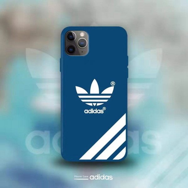 Adidas/アディダス ファッション セレブ愛用 iphone12/12pro maxケース 激安レディース アイフォiphone12/xs/11/8 plusケース おまけつきブランドモノグラム  ブランド