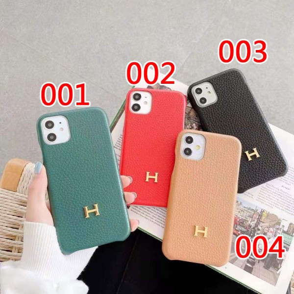 Hermes/エルメス ブランド 個性潮 iphone12mini/12pro maxケース ins風 レザー かわいい アイフォンiphone12/xs/11/8 plusケース おまけつき アイフォン12カバー バッグ型 ファッション レディース 