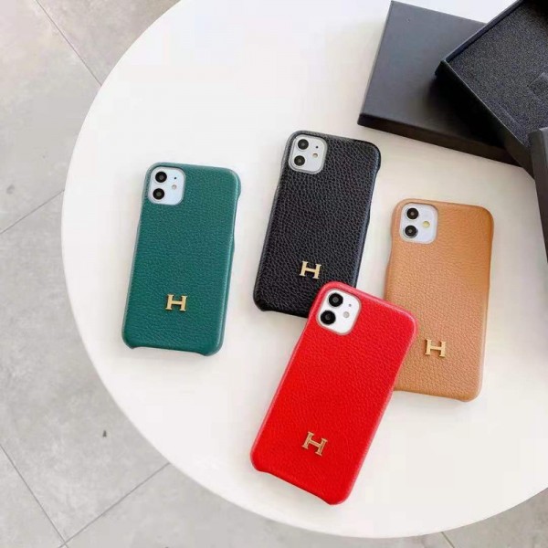 Hermes/エルメス ブランド 個性潮 iphone12mini/12pro maxケース ins風 レザー かわいい アイフォンiphone12/xs/11/8 plusケース おまけつき アイフォン12カバー バッグ型 ファッション レディース 