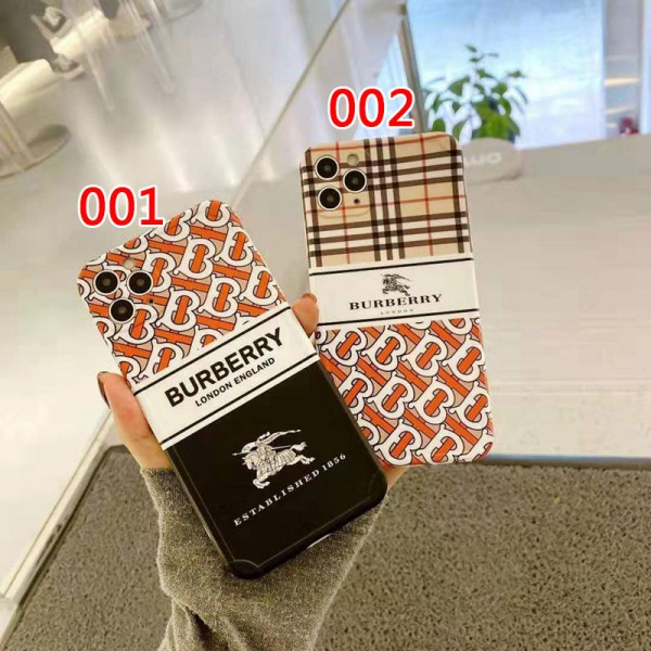 Burberry/バーバリー iphone12/12mini/12pro/12promaxケース男女兼用人気ブランドファッション セレブ愛用 iphone11pro/xs/11/8plusケース 激安ジャケット型 2020 iphone12ケース 高級 人気