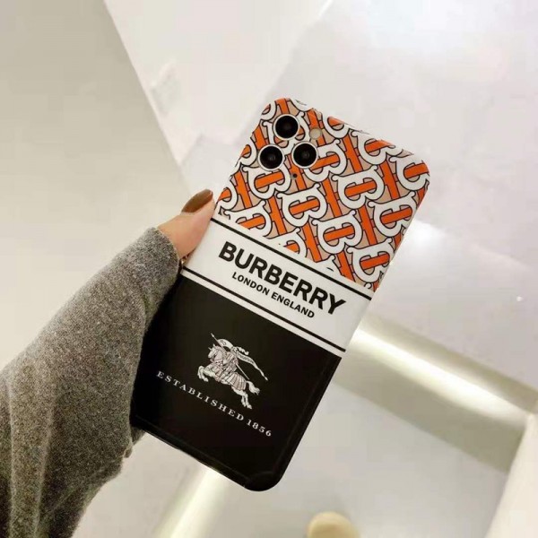 Burberry/バーバリー iphone12/12mini/12pro/12promaxケース男女兼用人気ブランドファッション セレブ愛用 iphone11pro/xs/11/8plusケース 激安ジャケット型 2020 iphone12ケース 高級 人気